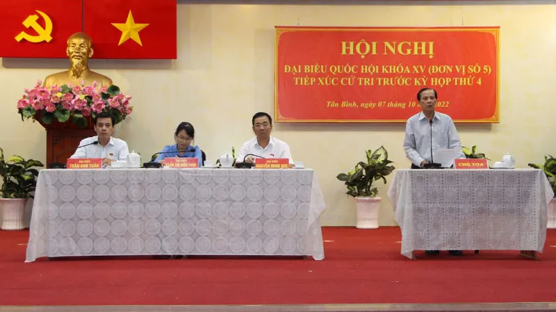 Lịch tiếp xúc cử tri trước kỳ họp thứ 4 - Quốc hội khóa XV
