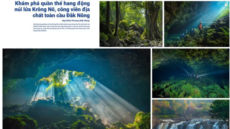 Bộ ảnh khám phá quần thể hang động núi lửa Krông Nô, Công viên địa chất toàn cầu UNESCO Đắk Nông đạt nhiều giải thưởng lớn trong năm 2022