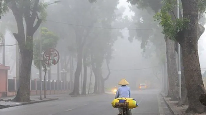 Bắc bộ và Thủ đô Hà Nội có sương mù vào sáng sớm