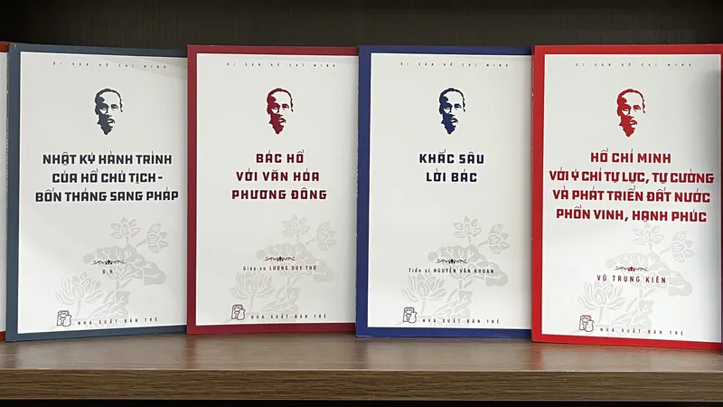 Một số ấn phẩm vừa ra mắt trong Tủ sách Di sản Hồ Chí Minh
