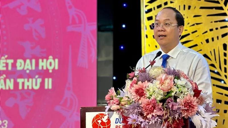 Phó Bí thư Thành ủy TPHCM Nguyễn Hồ Hải phát biểu tại hội nghị. Ảnh: CHÍ THẠCH 