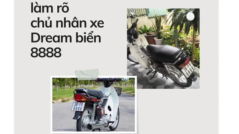 Điều tra, làm rõ vụ 2 người nhận là chủ nhân xe máy biển số tứ quý 8