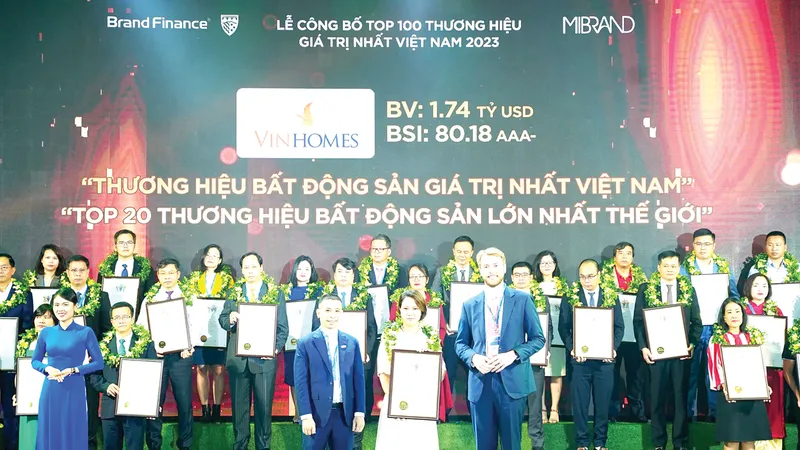 Vinhomes vào Top 20 thương hiệu bất động sản giá trị nhất thế giới