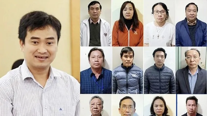 Các bị can trong vụ án. Nguồn: BỘ CÔNG AN 