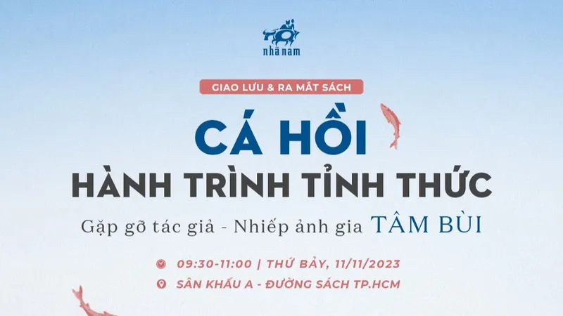 Ra mắt sách Cá hồi và giao lưu tác giả