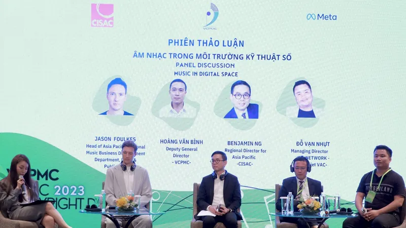 Quang cảnh hội thảo Bản quyền âm nhạc VCPMC 2023