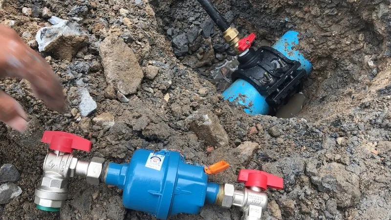 Sẽ gắn đồng hồ nước khi được phép thi công