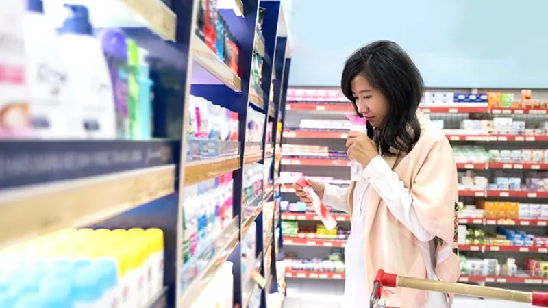 Người tiêu dùng châu Á lựa chọn kỹ hàng hóa trước khi mua. Ảnh: iStock