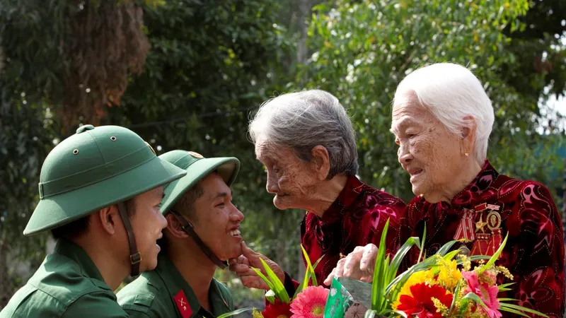 Một tác phẩm trưng bày tại triển lãm
