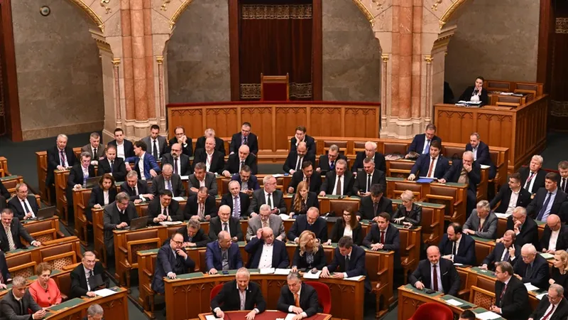 Toàn cảnh một phiên họp Quốc hội Hungary tại Budapest. Ảnh: AFP/TTXVN