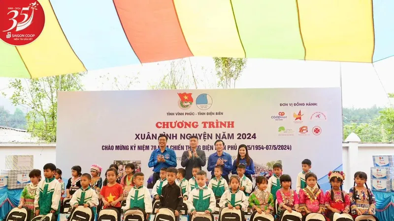 Co.opmart đồng hành cùng “Hành trình trái tim xanh Vĩnh Phúc” lần thứ 18