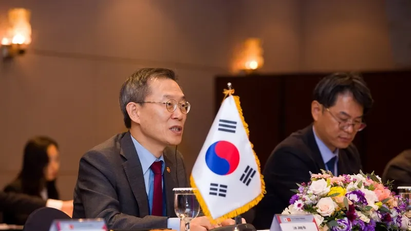 Bộ trưởng Khoa học và Công nghệ thông tin Hàn Quốc Lee Jong-ho. Ảnh: TTXVN