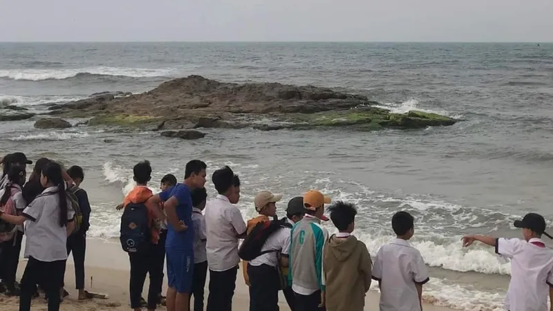 Vị trí học sinh Th. mất tích