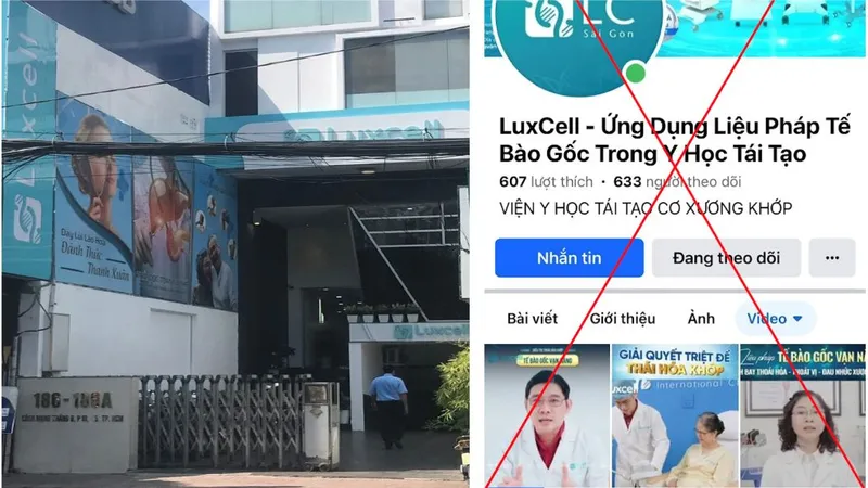 Cơ sở dịch vụ tắm hơi, massage "lấn sân" điều trị liệu pháp tế bào gốc
