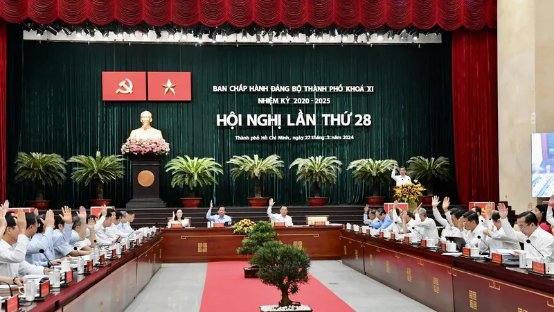 Hội nghị Thành ủy TPHCM lần thứ 31: Bàn giải pháp phát triển kinh tế - xã hội 6 tháng cuối năm 2024