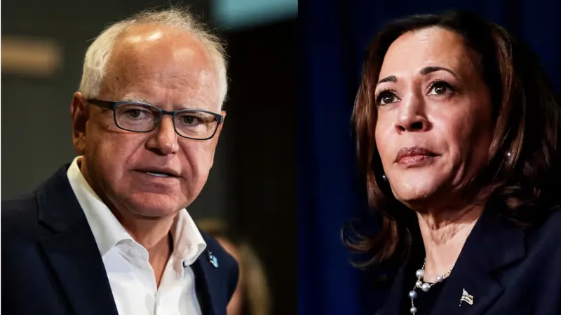 Bà Kamala Harris chọn Thống đốc bang Minnesota Tim Walz là người liên danh tranh cử