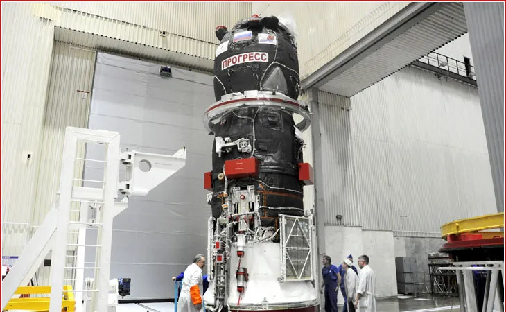 Tiến trình MS-28 cung cấp lại cho ISS. Ảnh: russianspaceweb.com