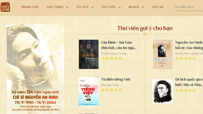 Khánh thành Thư viện số Nguyễn An Ninh