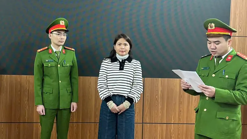 Bùi Thị Thanh Nhài đã bị khởi tố bị can và bị bắt tạm giam. Ảnh: Công an tỉnh Lai Châu cung cấp
