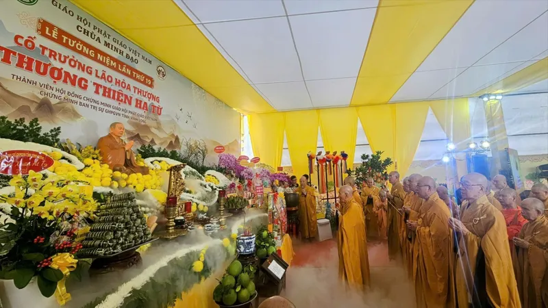 Quang cảnh lễ tưởng niệm