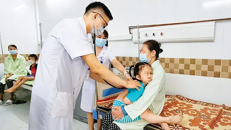 Nhiều trẻ em bị suy hô hấp cấp do biến chứng cúm A