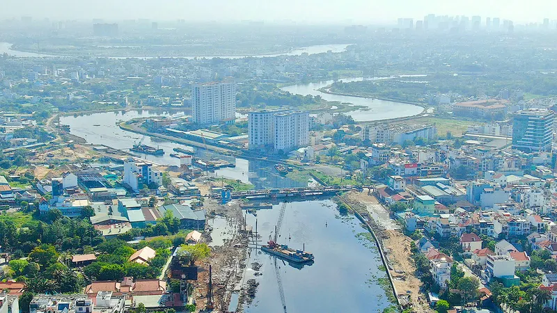 Dự án xây dựng hạ tầng và cải tạo môi trường kênh Tham Lương - Bến Cát - rạch Nước Lên: Tăng tốc về đích