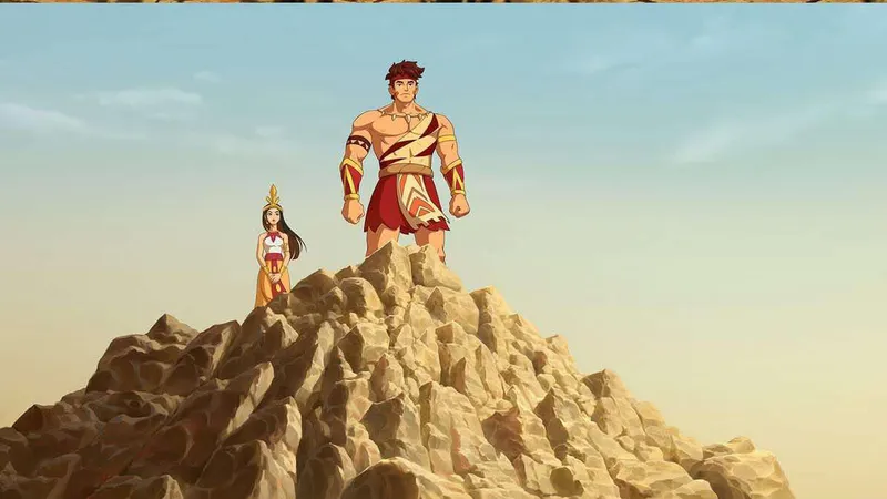 Dự án Tản Viên Phong Châu của Sun Wolf Animation Studio Ảnh: ĐPCC