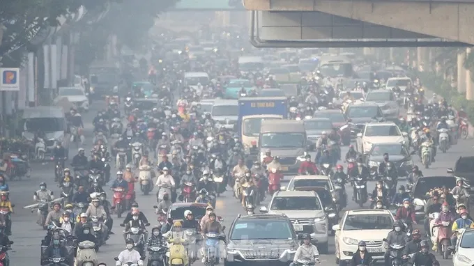 Ô nhiễm không khí tái diễn ở Hà Nội
