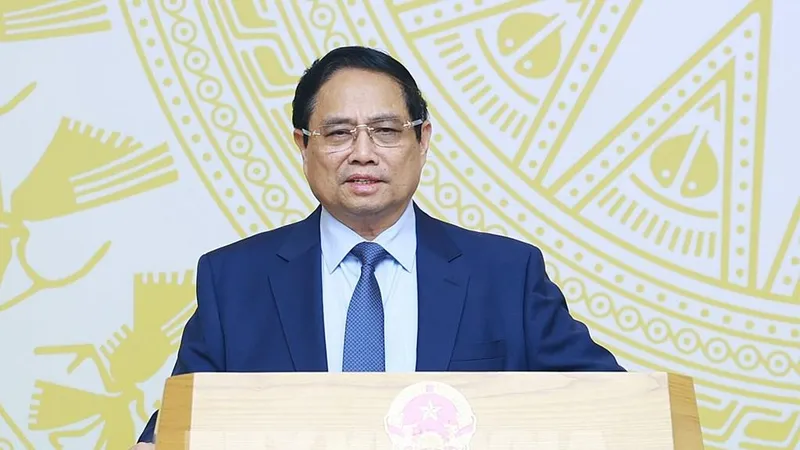 Thủ tướng nêu rõ phải đặt niềm tin, mạnh dạn giao việc khó cho thành phần kinh tế tư nhân. Ảnh: TTXVN