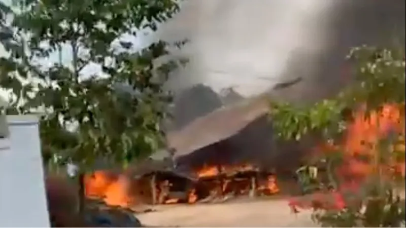 Cháy hai nhà sàn ở Đắk Lắk, thiệt hại hàng tỷ đồng