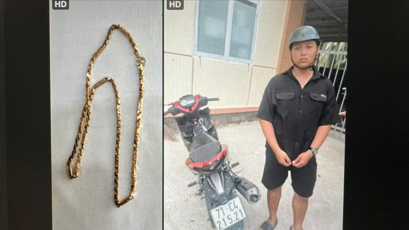 Bến Tre: Bắt nhanh đối tượng dùng hơi cay cướp tiệm vàng