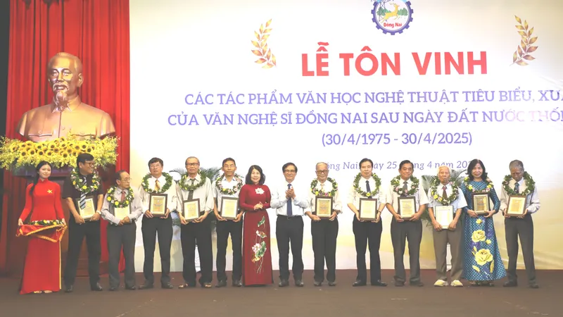 Đồng Nai: Vinh danh 55 tác phẩm văn học- nghệ thuật tiêu biểu 