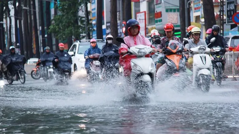 Tây Nguyên và Nam bộ có mưa dông vào chiều tối