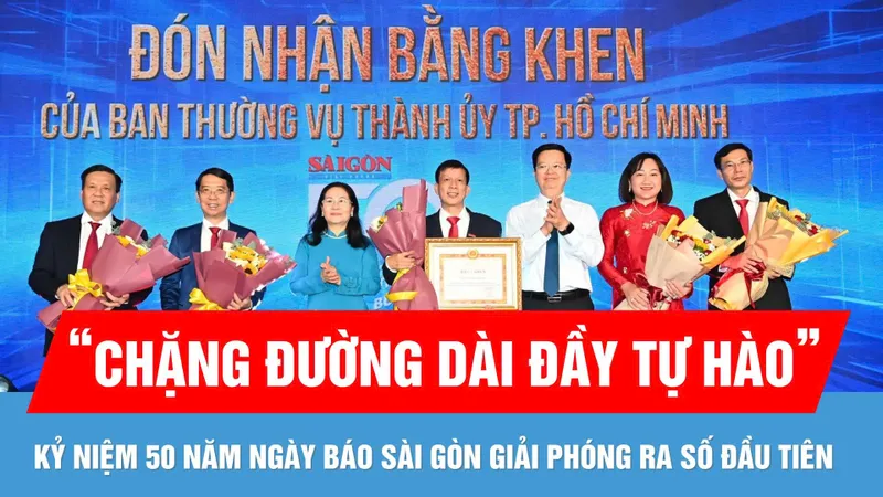 Kỷ niệm 50 năm Ngày Báo Sài Gòn Giải Phóng xuất bản số đầu tiên