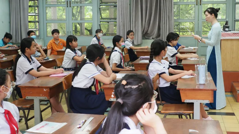 TPHCM: Gần 4.900 thí sinh dự khảo sát vào lớp 6 Trường THCS-THPT Trần Đại Nghĩa