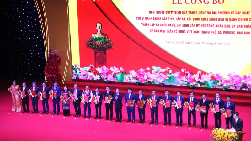 Đà Nẵng công bố danh sách lãnh đạo chủ chốt tại 94 phường, xã, đặc khu