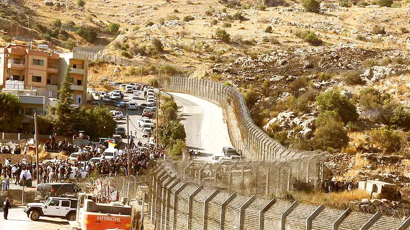 Khu vực sinh sống của cộng đồng người Druze ở TP Sweida tại Syria. Ảnh: XINHUA