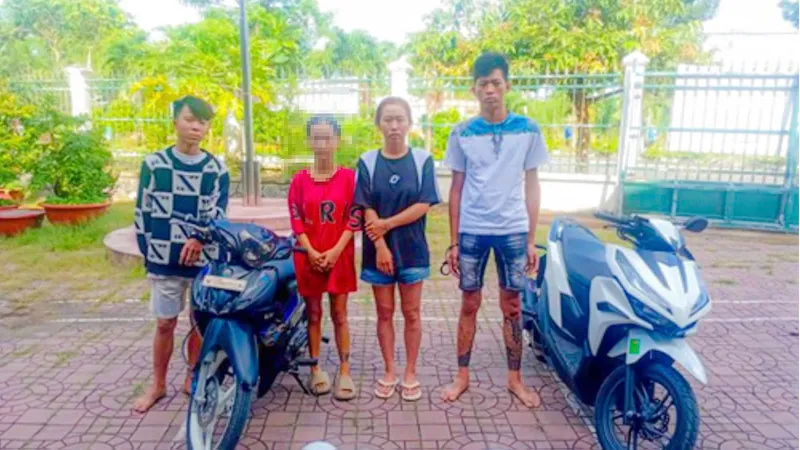 Cần Thơ: Bắt nhóm đối tượng cướp tiền, xe máy trên đường Nguyễn Văn Cừ