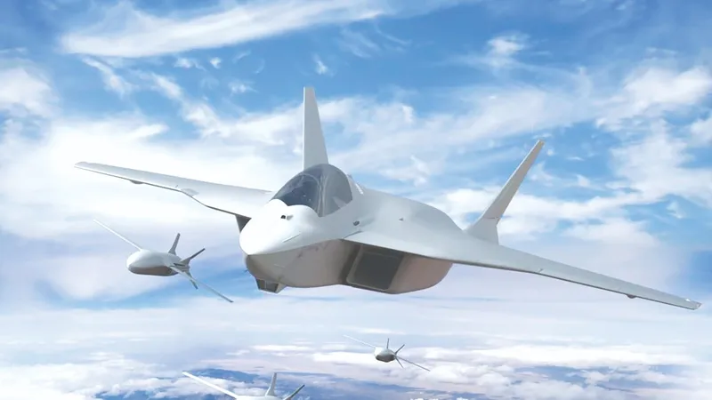 Thiết kế của máy bay chiến đấu FCAS. Ảnh: European Defense News