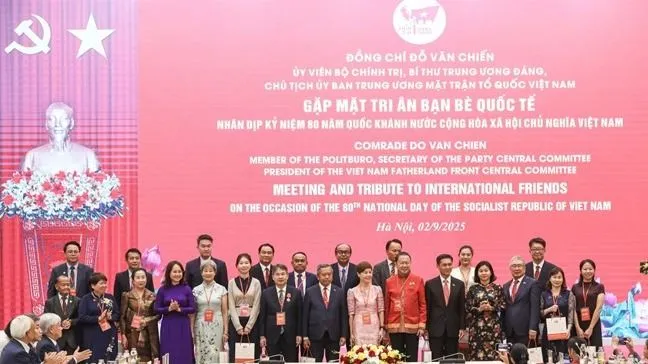 Gặp mặt tri ân bạn bè quốc tế nhân dịp kỷ niệm 80 năm Quốc khánh