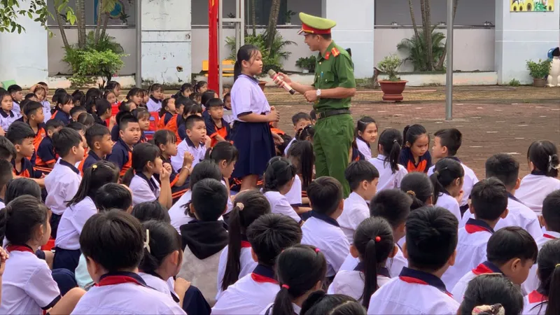 TPHCM: Hàng ngàn học sinh được tuyên truyền về an toàn giao thông và phòng chống ma túy