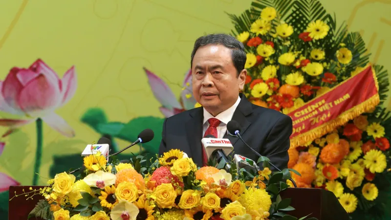 Chủ tịch Quốc hội Trần Thanh Mẫn phát biểu chỉ đạo tại Đại hội