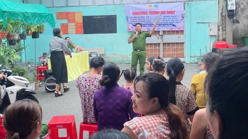 Phường Dĩ An (TPHCM): Tuyên truyền pháp luật tận trường học, nhà trọ