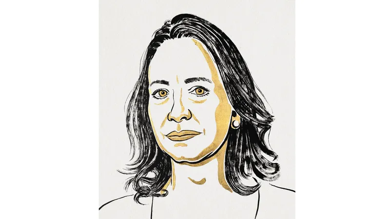 Bà Maria Corina Machado. Ảnh: NOBEL PRIZE
