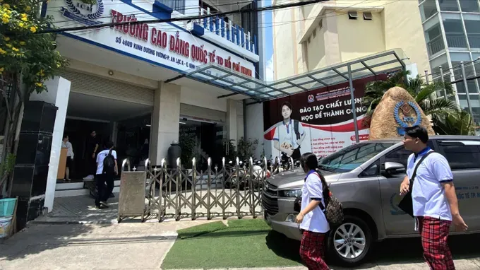 Trường Cao đẳng quốc tế TPHCM nhiều năm nay vẫn phải thuê cơ sở tại địa chỉ 460D Kinh Dương Vương, phường An Lạc, TPHCM. Ảnh: THANH HÙNG