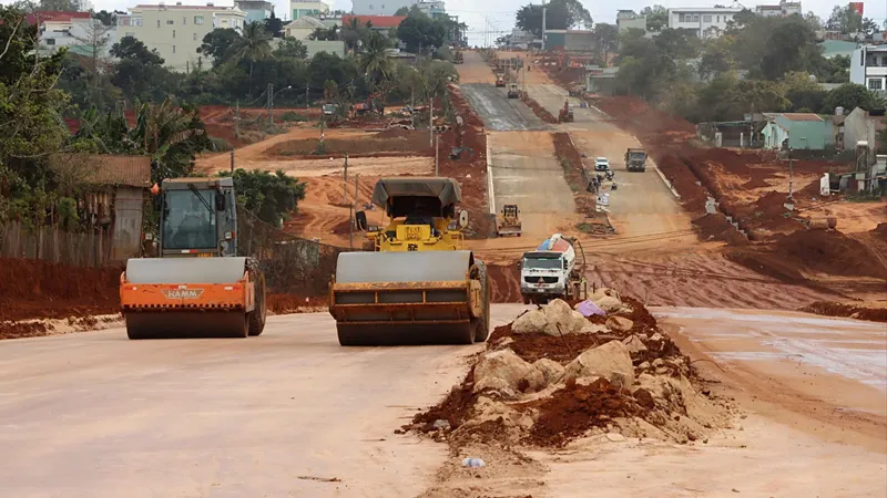 Gia Lai: Tất bật thi công các công trình trọng điểm