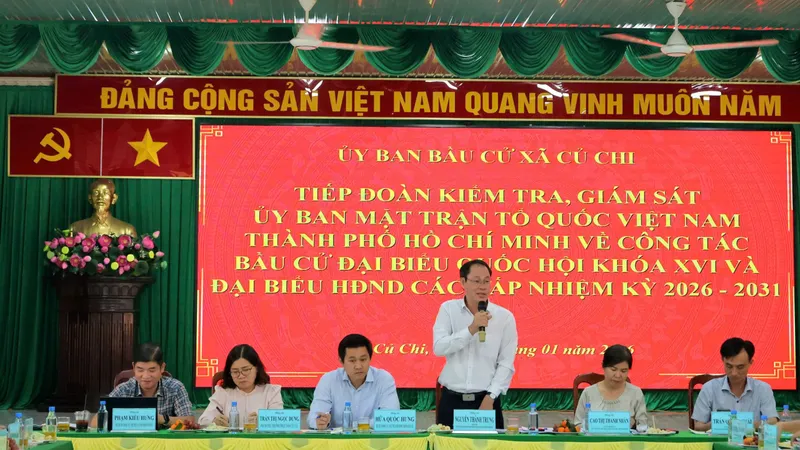 Xã Củ Chi chủ động, nghiêm túc triển khai các nhiệm vụ bầu cử