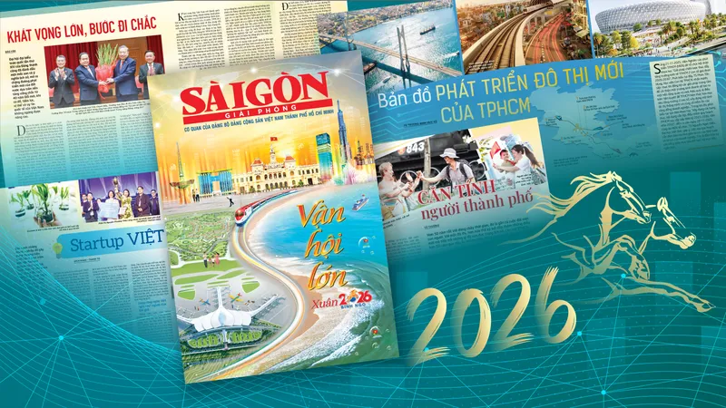 Ngày mai 1-2, giai phẩm SGGP Xuân Bính Ngọ 2026 ra mắt bạn đọc