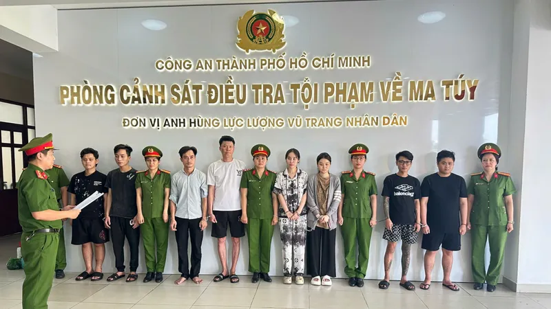 8 đối tượng liên quan đến đường dây ma túy liên tỉnh "sa lưới"