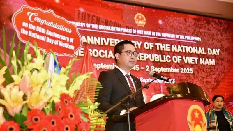 Đại sứ Việt Nam tại Philippines Lại Thái Bình. Ảnh: TTXVN phát
